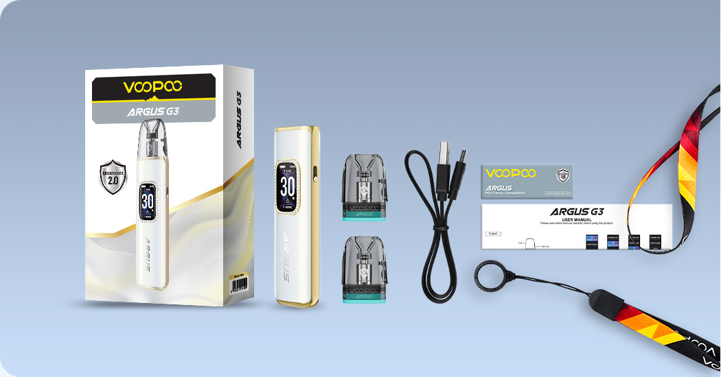 VOOPOO ARGUS G3 1500mAh – A Powerful Refillable Pod System with Advanced Flavor Technology